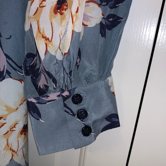 Brand New Anthropologie Floral Mini Wrap Dress - Picture 4 of 7